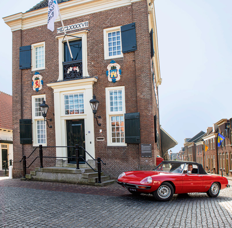 Het prachtige Stadhuis van het Zuid-Hollandse Nieuwpoort